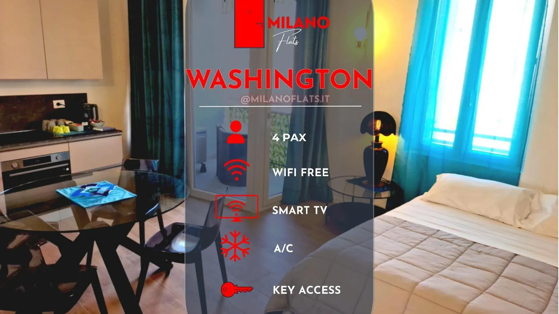 Ferienwohnung Milanoflats - Elegante Washington